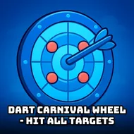Dart Carnival Wheel - Hit All Targets - Darts Throw game